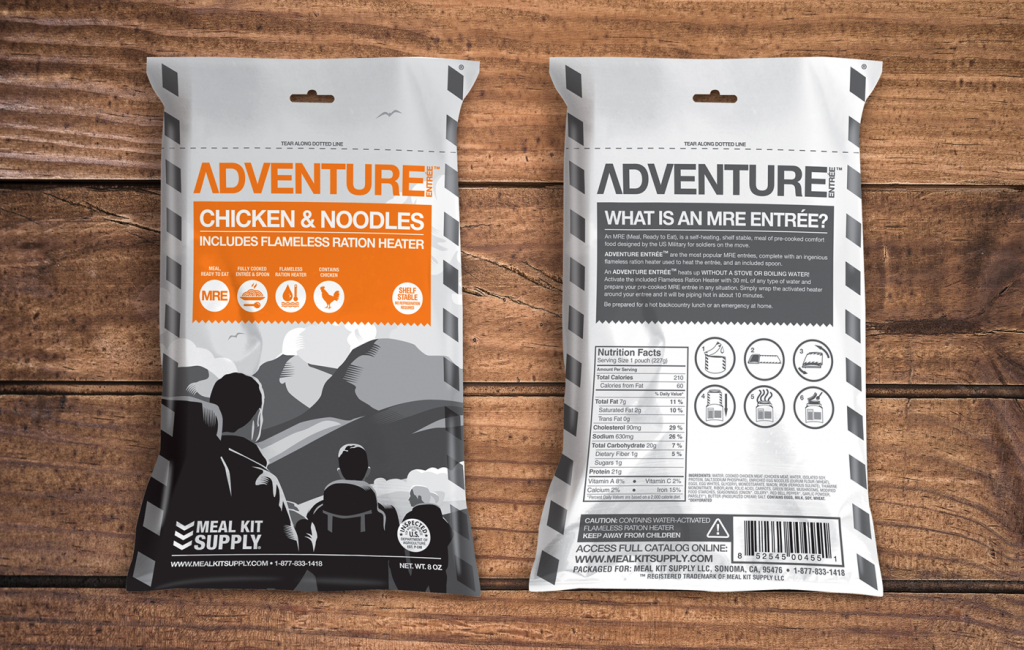Meal Kit Supply Adventure Kit Chicken and Noodles