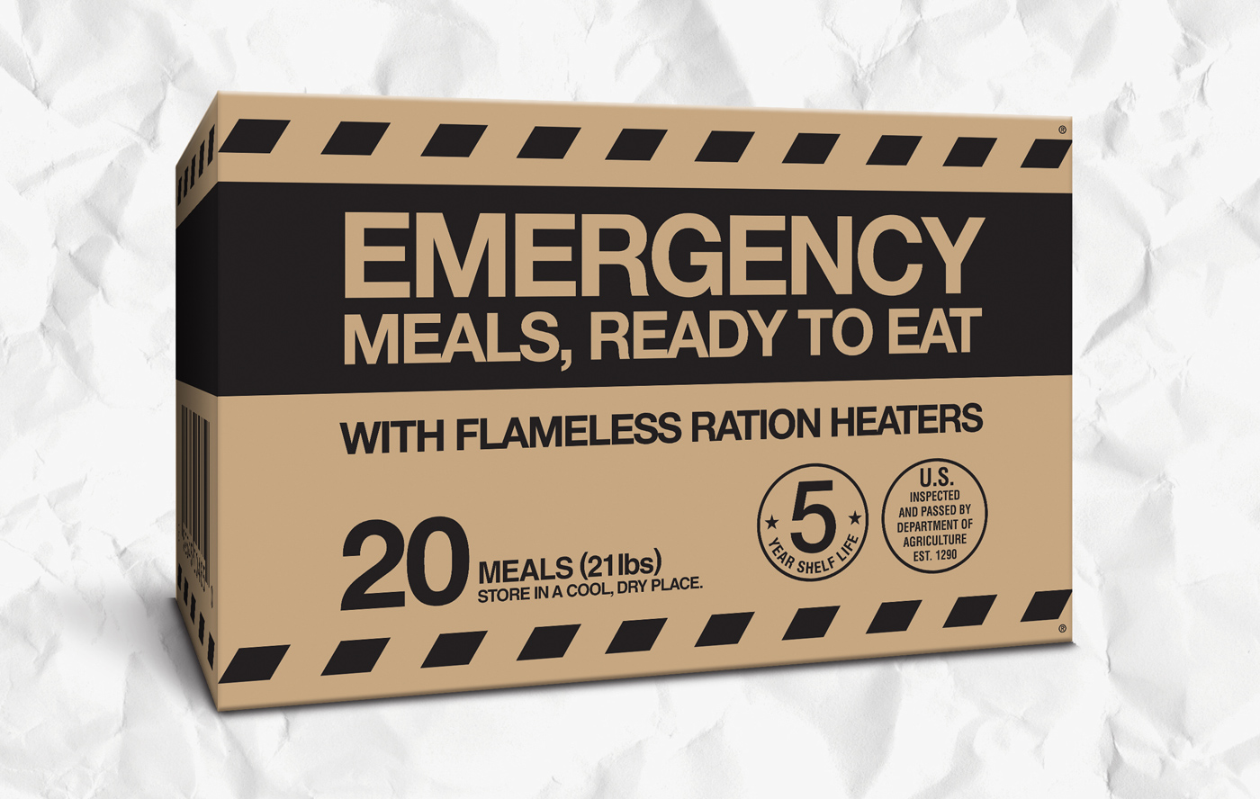 Meal Kit Supply Emergency Meals Package Design